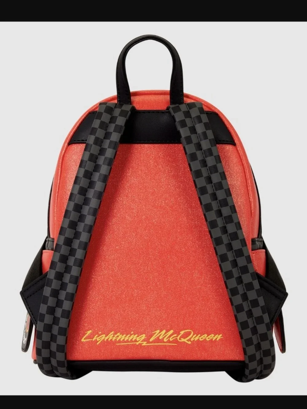 Loungefly Cars 20th Anniversary Lightning McQueen Cosplay Light-Up Mini Backpack